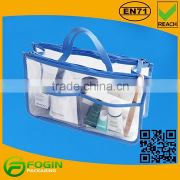 on sale fashion pvc transparent cosmetic pouch