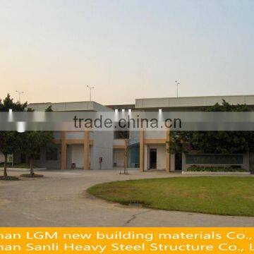 Popular low cost construction site prefabricated steel frame house