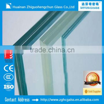 ZGHC 30mm frosted laminated glass for walk floor