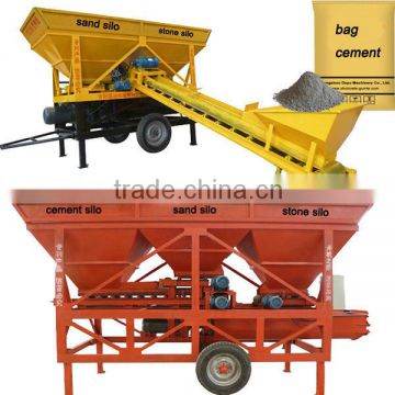 2016 New Type Advanced Mobile Concrete Batching Machine For Sale