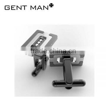 China supplied wholesale price Italy style high quality stainless steel cufflinks for men