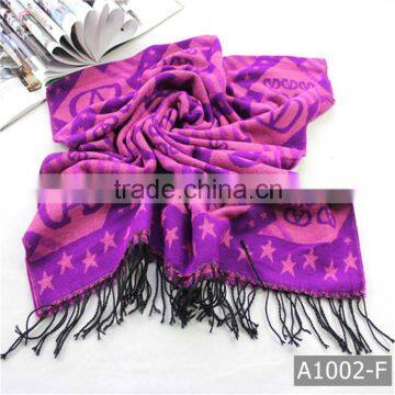 A1002 Beautiful hot sale printed lady pashmina scarf