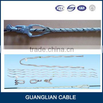 china manufacturing overhead power line fitting OPGW dead end Preformed opgw tension clamps