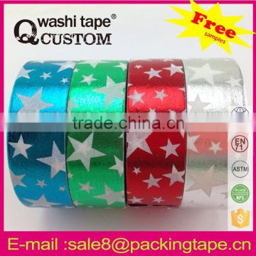 Lovely gold blocking masking tape wholesale with customize design