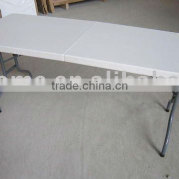 30" x 72" Heavy Duty Ultra Blow Molded Commercial Plastic Folding Table, lightweight plastic folding table