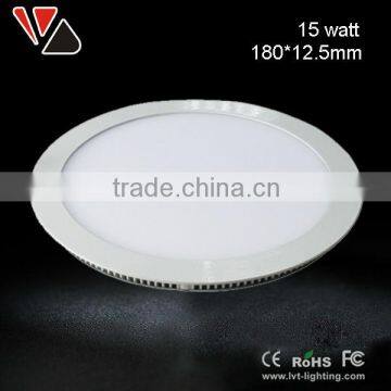 15W 180x12.5mm(Down light) led lightbulbs Round LED panel lights led room lighting