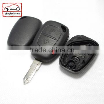 Okeytech car key Renault 2 buttons remote key shell renault key case 206 blade