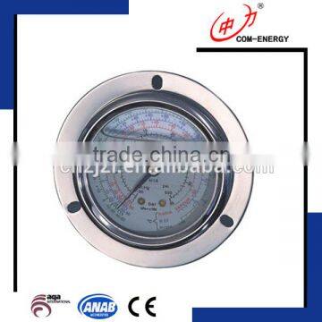 All stainless steel pressure gauge, high quality oil pressure gauge