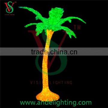 Outdoor waterproofing artificial led coconut palm tree lighting, led tree lighting