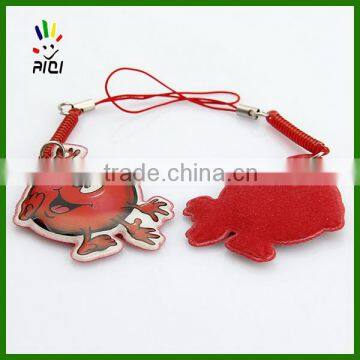 soft pvc printed mobile phone strap