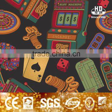 Anti-Slip Soft and Good Popular Colorful Luxury Digital Indoor Outdoor Casino Carpet
