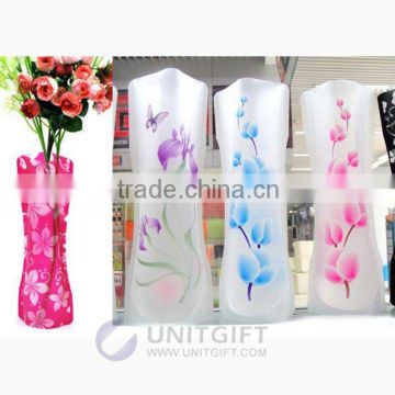 Foldable PVC vase