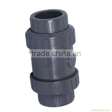 made in China pvc pipe swing check valve price