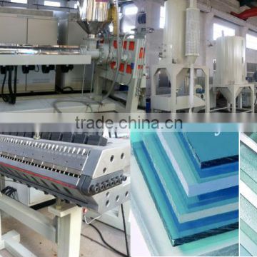 polycarbonate sheet machine with polycarbonate sheet die