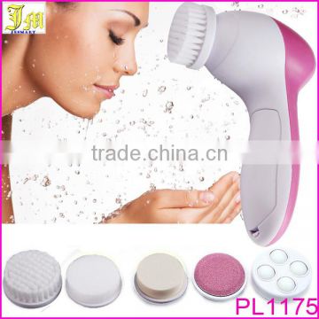 New Fashion 5in1 Multifunction Electric Face Facial Cleansing Brush Spa Skin Care Massage