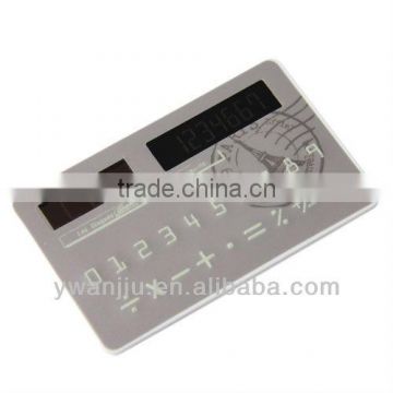 Supply Creative fashion Card calculator / pocket calculator --grey tower