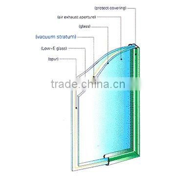 Low-E Vacuum Glazing Glass, Insulated glass