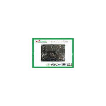 Double-side printed circuit board  thick copper 3oz black solder mask