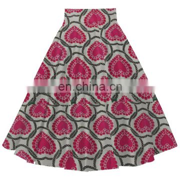 online shopping latest design african print fashion women vintage women umbrella swing skirt