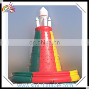 Promotion inflatable rock climbing wall, inflatable climbing mountain, sport climbing game for adult