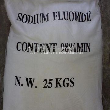Industrial Grade Sodium Fluoride 98% CAS No.7681-49-4