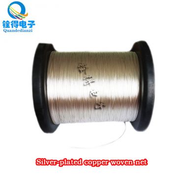 Cable threading special braided network tube high temperature conductivity good silver-copper braided network manufacturers direct sales