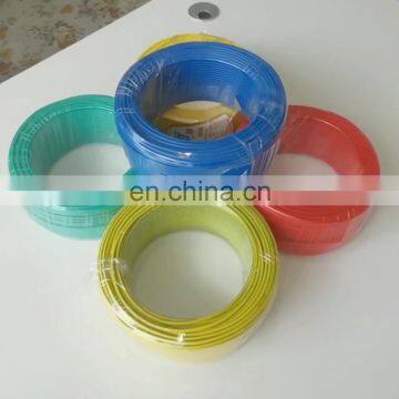Low Voltage Plastic bv pvc insulation copper 1.5mm single core 6mm electrical electric cable 6mm price