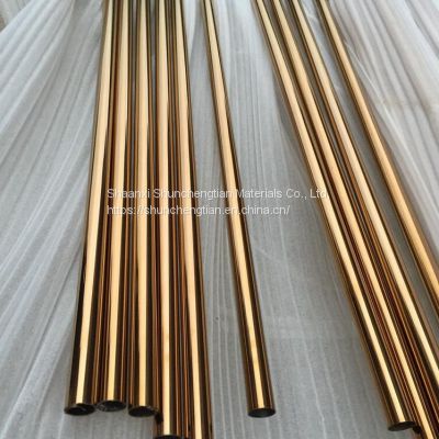 Tp 304 316 904L 316L Gold Color Stainless Steel Pipe