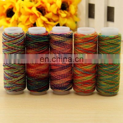 5Pcs/pack Rainbow Color Sewing Thread Hand Quilting Embroidery for Home DIY Accessories Supplies Gifts