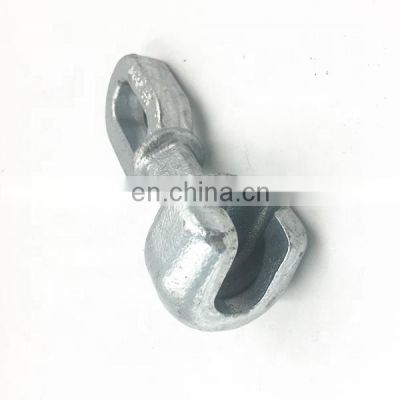 Custom Cast Ductile Iron / Steel Electric Power Fittings, Socket Clevis Eyes