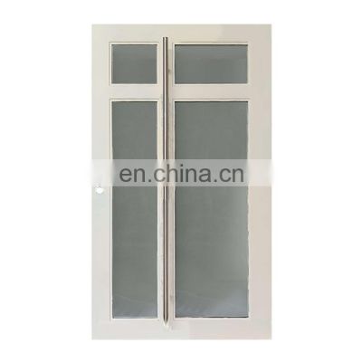white iron glass front entry door exterior modern french metal pivot glass door