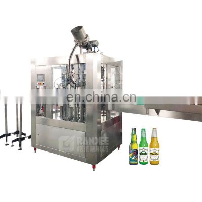 High Quality Glass Bottle Beer Processing Filling and Washing Machine / 3 In 1 Beer Bottling Line