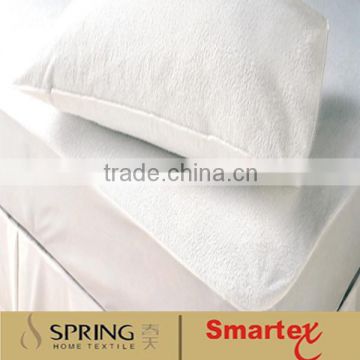 cotton terry cloth PU waterproof fabric for pillow protector