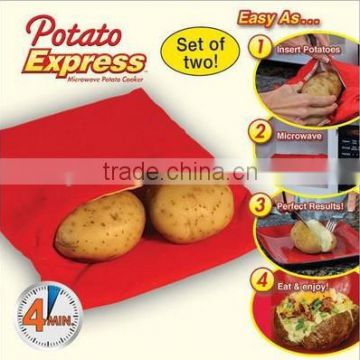 Articles for daily use microware potato baked bag fast cooking washable cooker steam pocket