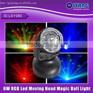 12V Mini RGB Moving Head Beam light LED Magic Ball with Mp3 USB SD Card Music Led Effect Light
