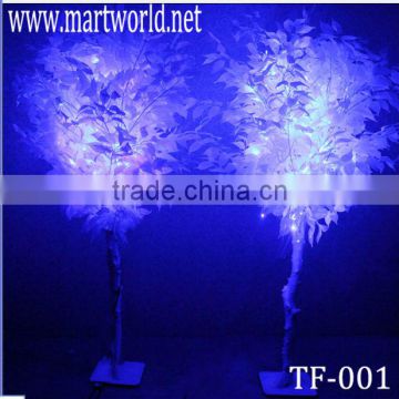 Lighted trees for wedding decoration, white wedding centerpieces tree,tall wedding trees for Christmas wedding (TF-001)