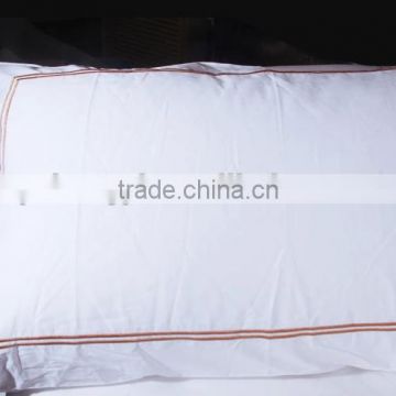 Envelop Style Plain Hotel Linen Pillow Cover For Wholesale