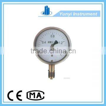 acid-resistance pressure gauge,acid proof pressure gauge