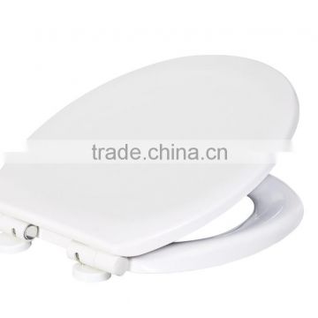 Duroplast toilet seat cover with soft close and quick release for European WC pans