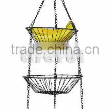 3-tier hanging wire basket