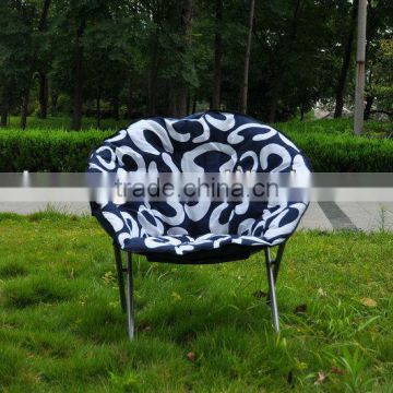 delicate moon chair with decorative pattern ,cheap folding moon chairs-ST74