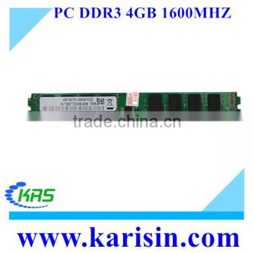 In large stock pc-12800 1600MHZ ddr3 4gb ram with ETT original chips