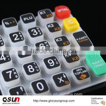 OEM Home Appliance High Quality silicone rubber Keypad