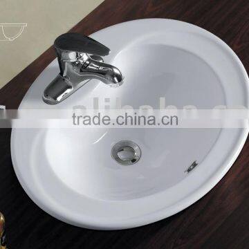 Oval Drop-In Wash Basin / Sink (L-12003)