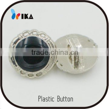 black imitation pearl abs button for overcoat