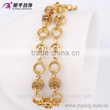 elegant fashion hot sales new design 18K gold color lace bracelet