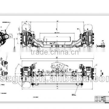 Dongfeng Dana lower front axle