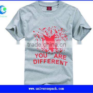 china factory cheap 100% cotton men t-shirt with printing