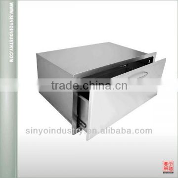 30" Stainless Steel Single Access Drawer