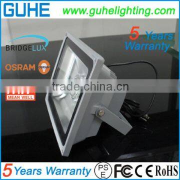 Taiwan MW driver 85-277VAC led spotlight flood light 50W outdoor lighting 5 years warranty